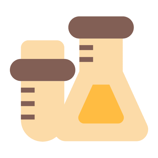 Flasks flasks laboratory science icon Flasks flasks laboratory science icon