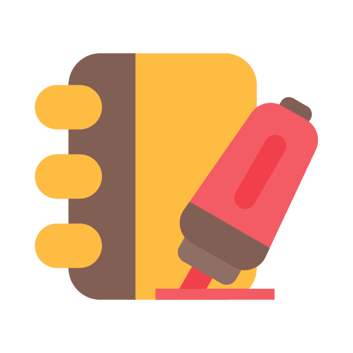 Highlighter education office material stationery icon Highlighter education office material stationery icon