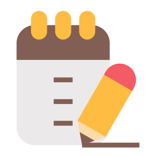 Notebook note pencil notebook icon Notebook note pencil notebook icon