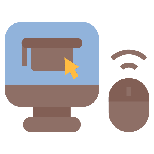 Online learning learn online course elearning icon Online learning learn online course elearning icon