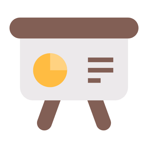 Presentation statistics graphic school icon Presentation statistics graphic school icon