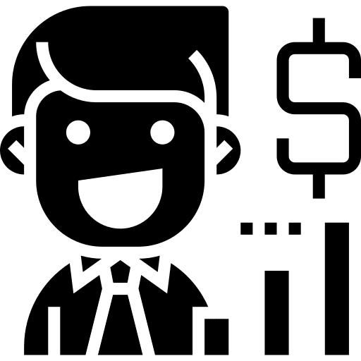 Founder dollar boss idea icon Founder dollar boss idea icon