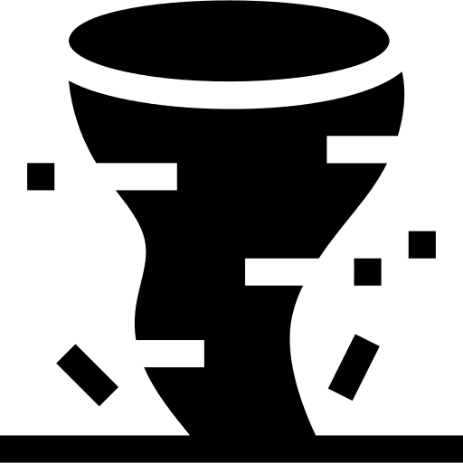 Tornado natural disaster vortex whirlwind icon Tornado natural disaster vortex whirlwind icon