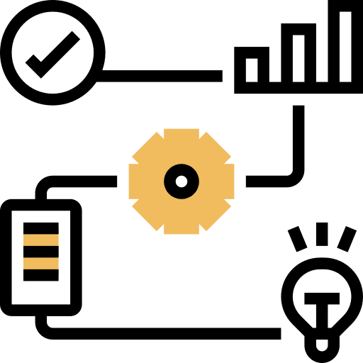 Roadmap milestone procedure business and finance icon