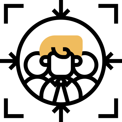 Customer customer business and finance target audience icon Customer customer business and finance target audience icon