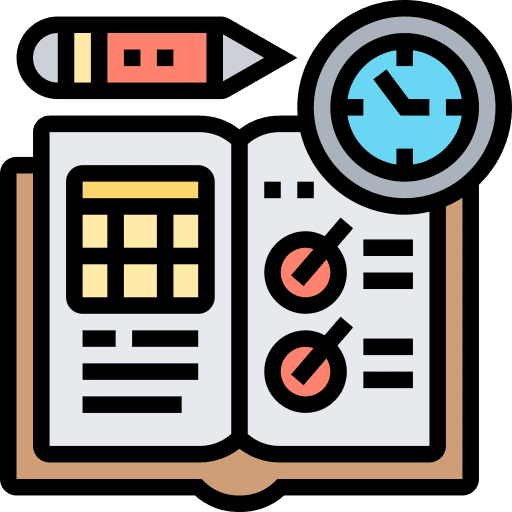 Timetable book schedule timetable icon Timetable book schedule timetable icon