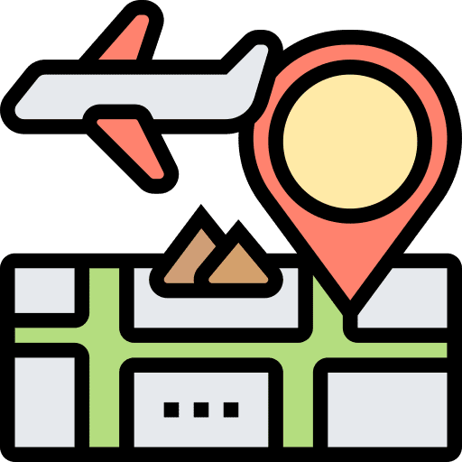 Travel flight terminal transportation icon Travel flight terminal transportation icon