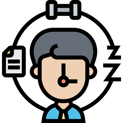 Daily schedule morning routine people icon Daily schedule morning routine people icon