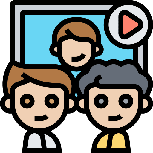 Meeting communications people conference icon Meeting communications people conference icon