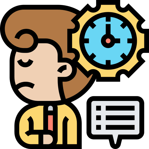Time limit productive time management people icon Time limit productive time management people icon