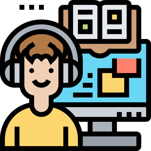 Audiobook man audiobook website icon