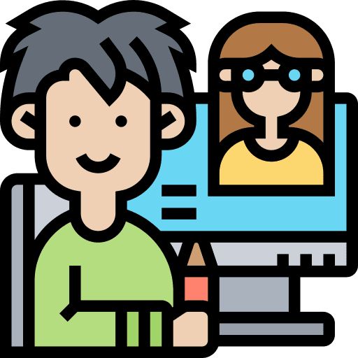 Online education online class webinar education icon Online education online class webinar education icon