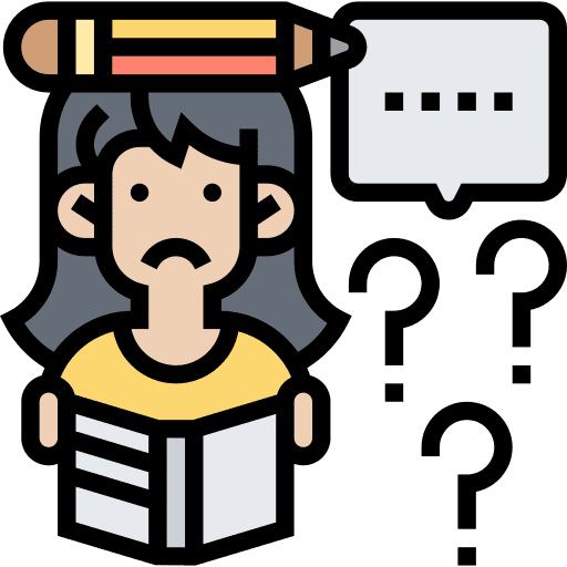 Question online education learning icon Question online education learning icon