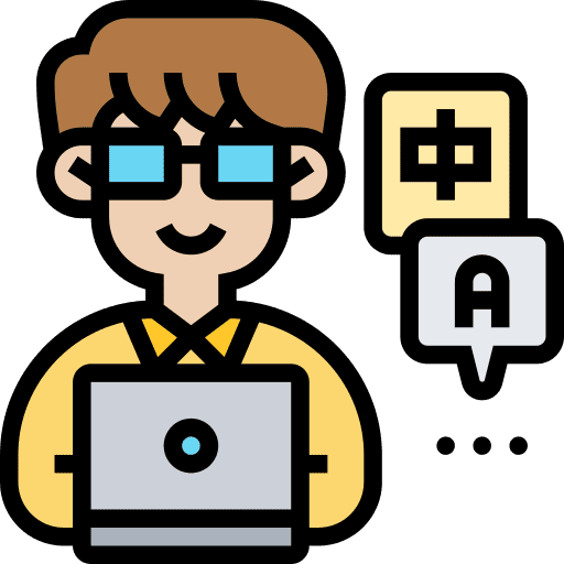 Translator dictionary education translator icon Translator dictionary education translator icon