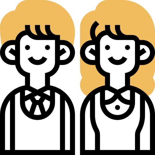 Student education people girl icon