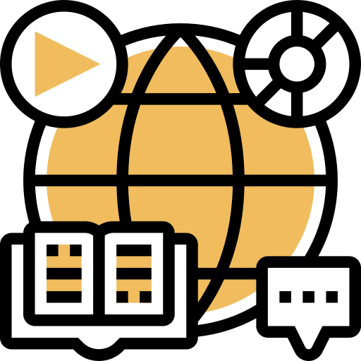 Multimedia connecting network data icon Multimedia connecting network data icon