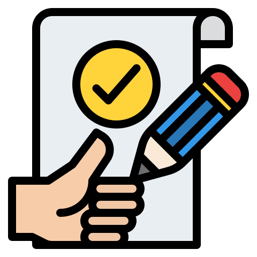 Completed article copywriting task icon