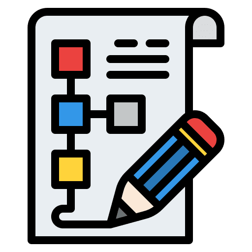 Content management content writing content management content icon