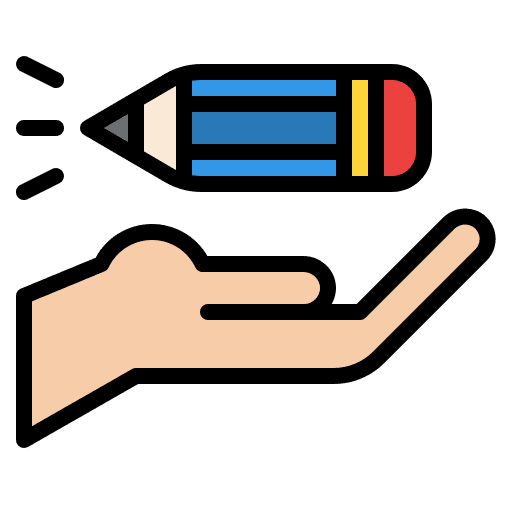 Creative writing communications copywriter writing icon Creative writing communications copywriter writing icon