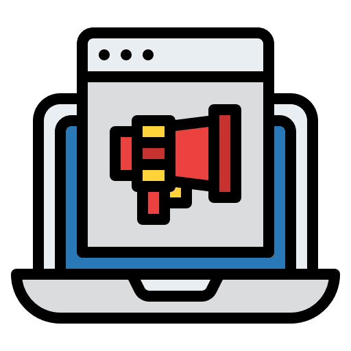 Ads digital marketing content writing business icon Ads digital marketing content writing business icon
