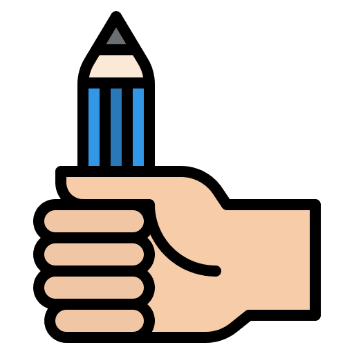Copywriting communications edit hand icon Copywriting communications edit hand icon