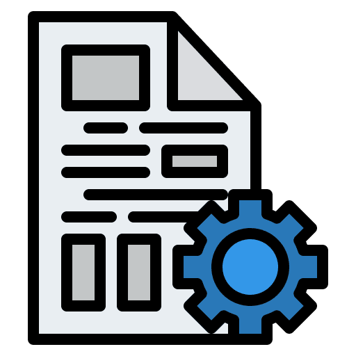 Create settings options copywriter icon Create settings options copywriter icon