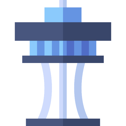 Space needle landmark monument seattle icon