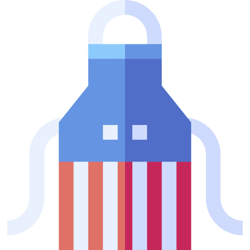 Apron united states of america fashion flag icon Apron united states of america fashion flag icon