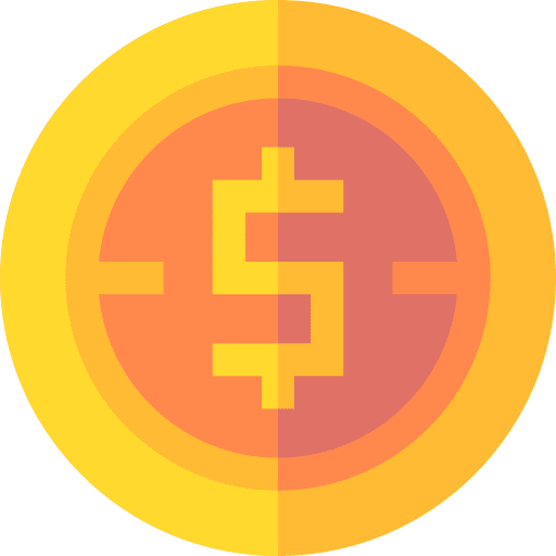 Dollar currency cash price icon Dollar currency cash price icon