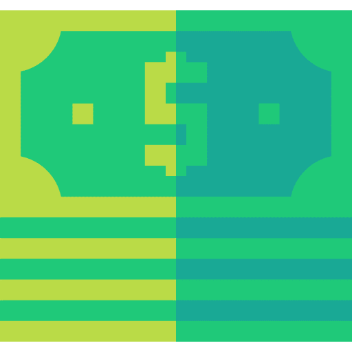 Money stack business and finance dollar icon Money stack business and finance dollar icon