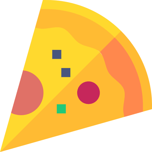 Pizza cheese food and restaurant slice icon Pizza cheese food and restaurant slice icon