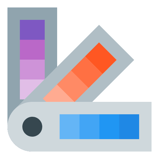 Color palette creativity art design icon Color palette creativity art design icon