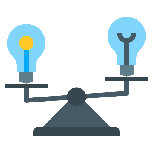Compare compare bulb comparison icon Compare compare bulb comparison icon