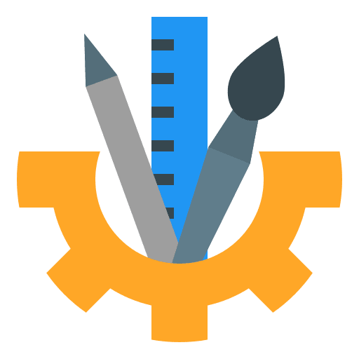 Creative tools creative tools thinking brush icon