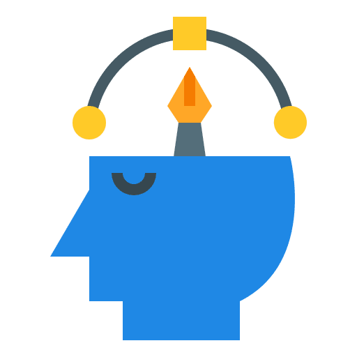 Idea pen tool design mind icon Idea pen tool design mind icon