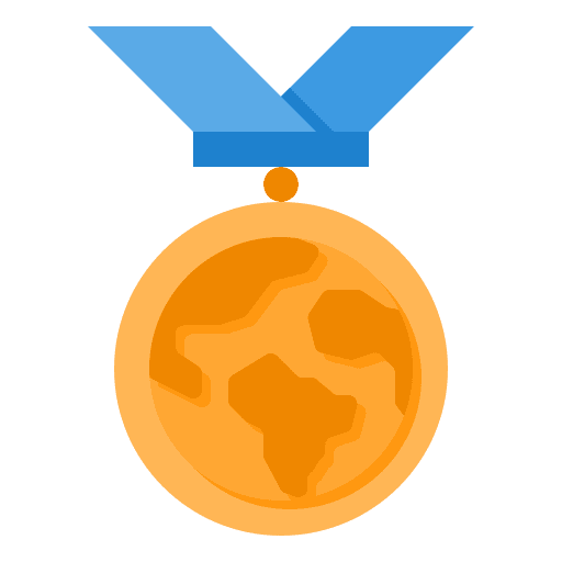 Medal badge winner award icon