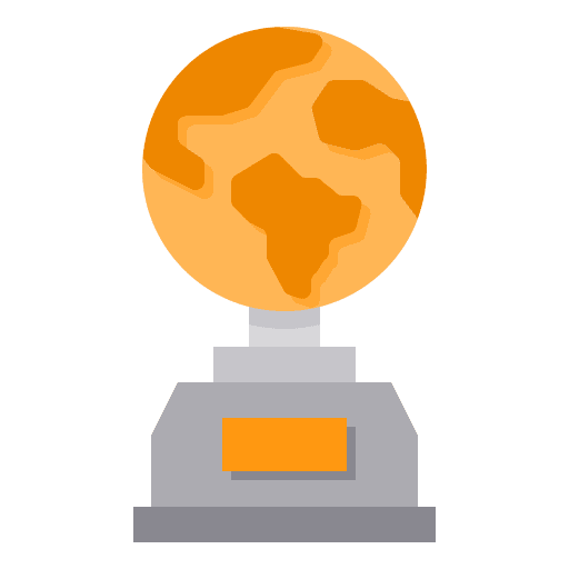 Trophy winner reward champion icon