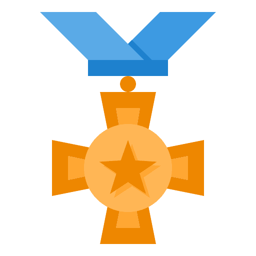 Medal champion winner reward icon Medal champion winner reward icon
