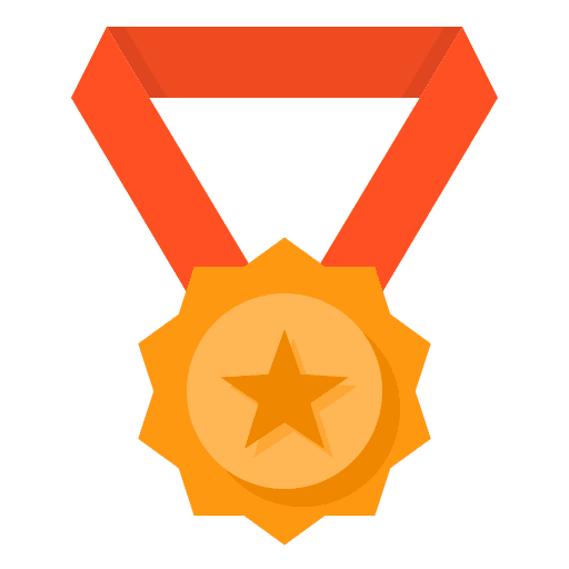 Medal reward sports and competition winner icon Medal reward sports and competition winner icon