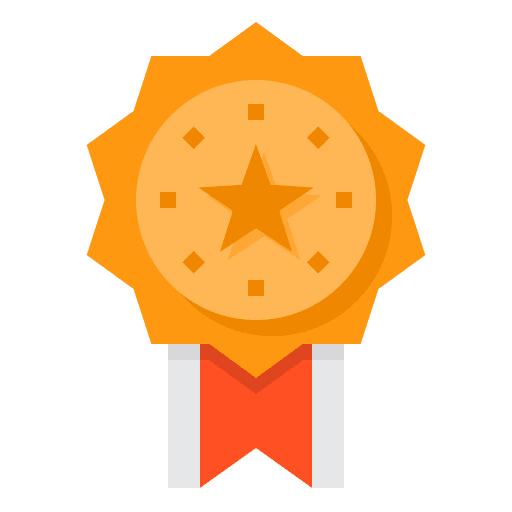 Medal badge winner reward icon Medal badge winner reward icon