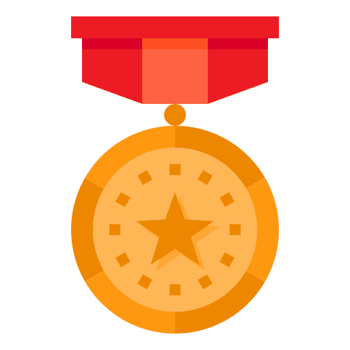 Medal champion badge award icon Medal champion badge award icon