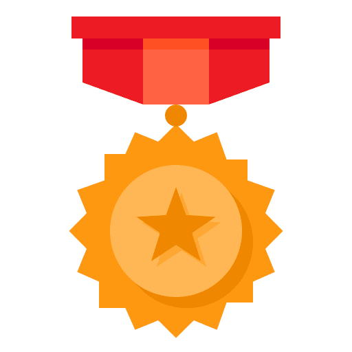 Medal reward sports and competition champion icon Medal reward sports and competition champion icon