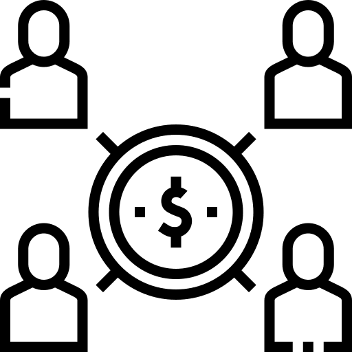 Donation crowdfunding donation cash icon