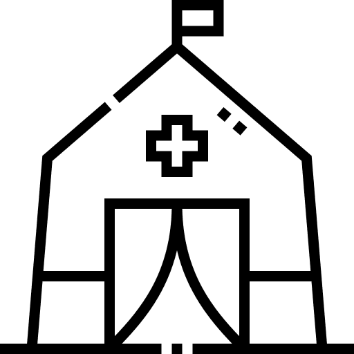 Shelter cabin humanitarian home icon