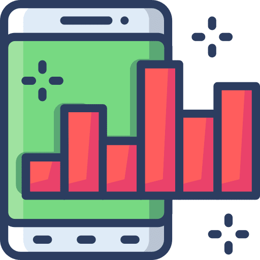 Graph big data data driven data analytics icon