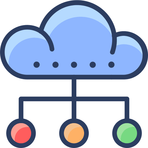 Cloud statistics cloud business and finance icon Cloud statistics cloud business and finance icon