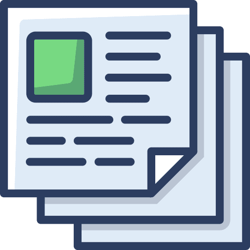 Documents pie chart analysis data driven icon Documents pie chart analysis data driven icon
