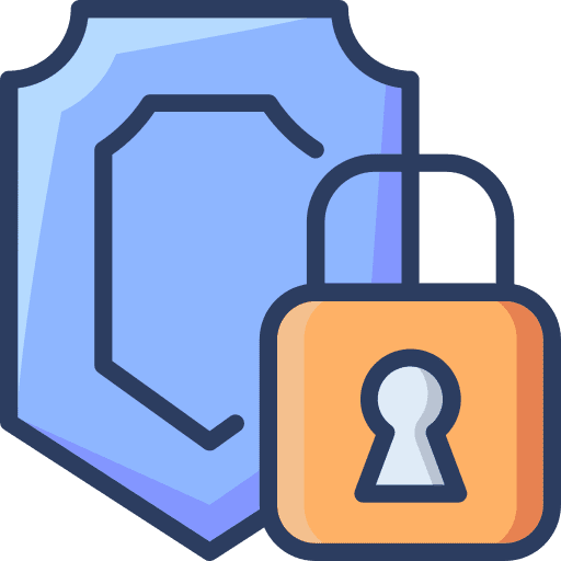 Protection big data protection monitor icon Protection big data protection monitor icon