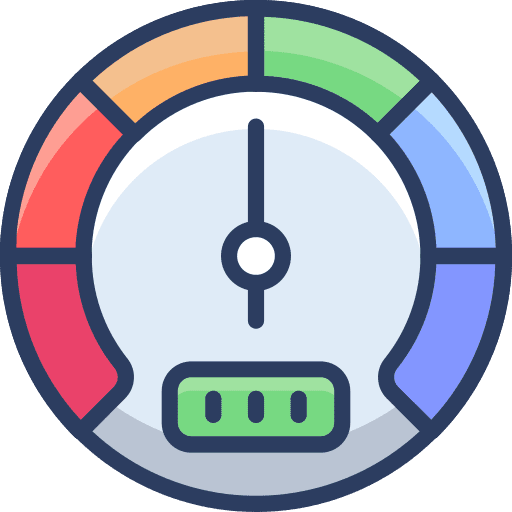 Speedometer monitor data analytics data driven icon Speedometer monitor data analytics data driven icon