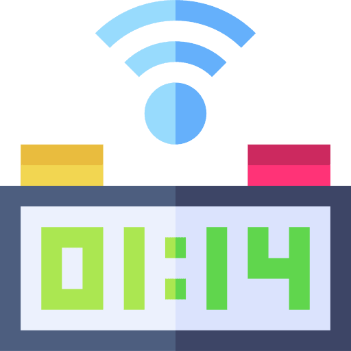 Digital clock electronics digital alarm clock digital clock icon Digital clock electronics digital alarm clock digital clock icon